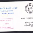 HMS BATTLEAXE F-89 Port Everglades FL Naval Cover