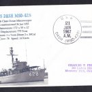USS DASH MSO-428 Naval Cover MhCachets Only 1 Made