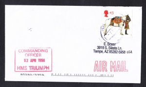 British Royal Navy Submarine HMS TRIUMP S-93 Naval Cover