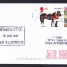 British Royal Navy Ship Aircraft Carrier HMS ILLUSTRIOUS R-06 Naval Cover