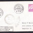 Swedish Merchant Ship M.S. KUNGSHOLM Maiden Voyage Ship Cover