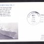 USS NORFOLK DL-1 Naval Cover MhCachets Only 1 Made