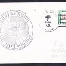 USS EDISTO AGB-2 1961 Arctic Operations Polar Naval Cover