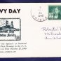 USS ORIOLE AM-7 Navy Day 1940 Naval Cover