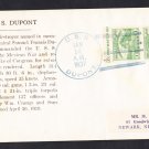 USS DUPONT DD-152 Decommissioning 1937 Naval Cover