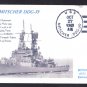 USS MITSCHER DDG-35 Naval Cover MhCachets Only 1 Made