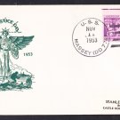 USS MASSEY DD-778 Armistice Day 1953 Naval Cover