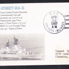 USS STERETT DLG-31 Naval Cover MhCachets Only 1 Made
