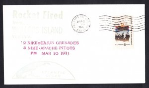 NIKE ROCKET Launches Wallops Island Virginia 1971 Space Cover