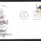 #1362 WATERFOUL CONSEVATION Stamp First Day Cover