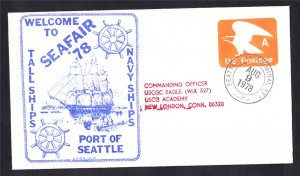 USCGC BARQUE EAGLE Seattle Seafair Fleet Coast Guard Naval Cover