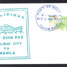 Paquebot Ship Cover M/V DONA PAZ Philippines