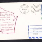 Cassville Wisconsin 1959 Post Office Dedication Cover