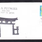 USS PLUNGER SSN-595 Visit to Sasebo Japan Naval Submarine Cover