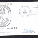 USS MOOSBRUGGER DD-980 COMMISSIONING Naval Cover