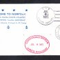 Canadian Navy Ship HMCS SAGUENAY Norfolk VA 1971 Naval Cover