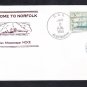 Italian Navy Ship Minesweeper NOCE Norfolk VA 1955 Naval Cover