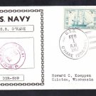 Destroyer USS O'HARE DDR-889 Naval Cover