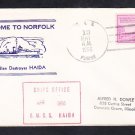 Canadian Navy Destroyer HMCS HAIDA Visit Norfolk VA 1956 Naval Cover