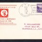 Destroyer USS MUGFORD DD-389 Washington's Birthday 1938 Naval Cover