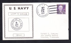 Guided Missile Destroyer USS LYNDE MCCORMICK DDG-8 COMMISSIONING Naval Cover