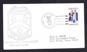 Guided Missile Destroyer USS ROBISON DDG-12 New Cachet DECATUR Chap Naval Cover