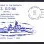 Destroyer USS CUSHING DD-985 COMMISSIONING Naval Cover