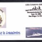 Destroyer USS CUSHING DD-985 DECOMMISSIONING Naval Cover