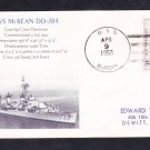 Destroyer USS McKEAN DD-784 Korean War Era Naval Cover MhCachets 1 MADE