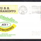 Replenishment Ship USS SACRAMENTO AOE-1 Launching BECK Naval Cover