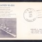 Destroyer USS McCAFFERY DD-860 BR# Cancel Naval Cover 1 MADE