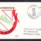 Guided Missile Destroyer USS HORNE DLG-30 COMMISSIONING BECK Naval Cover