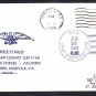 Tank Landing Ship USS GRANT COUNTY LST-1174 Greetings Norfolk VA Naval Cover