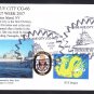 Cruiser USS HUE CITY CG-66 Fleet Week Staten Island NY Fancy Cancel Naval Cover