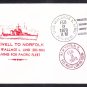 Destroyer USS WALLACE L. LIND DD-703 Leaving For Pacific Fleet Naval Cover