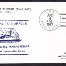 MSTS Attack Cargo Ship USNS MARINE FIDDLER T-AK 267 Norfolk VA Naval Cover