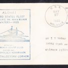 Destroyer Tender USS MELVILLE AD-2 US Fleet in Hawaiian Waters 1935 Naval Cover