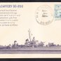 Destroyer USS McCAFFERY DD-860 1948 Naval Cover MhCachets 1 MADE