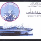 Ammunition Ship USS NITRO AE-2 Launch Anniversary Naval Cover