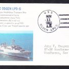 Amphibious Transport Dock Ship USS OGDEN LPD-5 Naval Cover MhCachets 1 MADE
