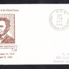 Attack Transport USS OKANOGAN APA-220 Abraham Lincoln's Birthday 1949 Naval Cover