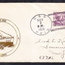 Destroyer USS REID DD-369 COMMISSIONING 1936 Naval Cover