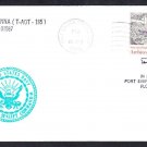 Fleet Oiler USNS SUSQUEHANNA T-AOT 185 Port Everglades FL Naval Cover