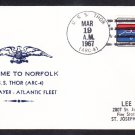 Cable Repair Ship USS THOR ARC-4 Welcome to Norfolk VA Naval Cover