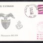 Fleet Olier USS WACCAMAW AO-109 Thermographed Oil Tanker Naval Cover