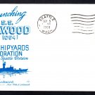 Destroyer Escort USS LOCKWOOD DE-1064 LAUNCHING Naval Cover