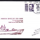 Fast Frigate USS MARVIN SHIELDS FF-1066 Ship's Cachet Naval Cover