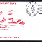 Fast Frigate USS VREELAND FF-1068 Navy Day 1976 Naval Cover