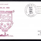 Fast Frigate USS ELMER MONTGOMERY FF-1082 Ship's Cachet Naval Cover