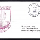 Fast Frigate USS COOK FF-1083 Ship's Cachet Naval Cover